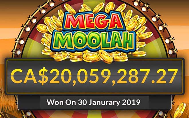 Mega Moolah 2019 record at Zodiac Casino