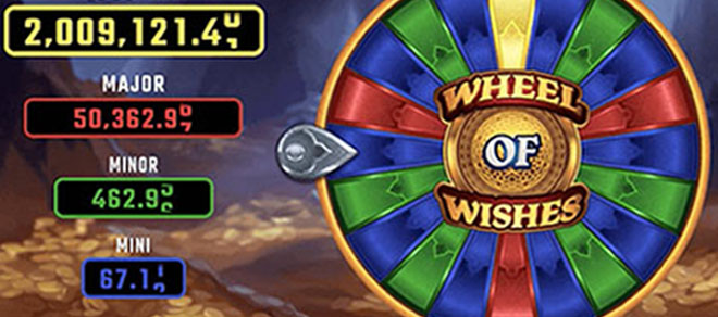 WowPot concept of jackpot bonus reels