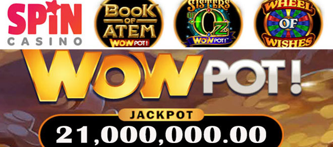 World record jackpot up for grabs on WowPot slot machines