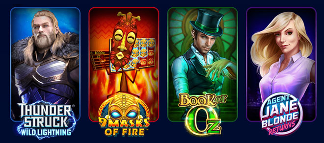 Jackpots slots vedettes de Yukon Gold Casino